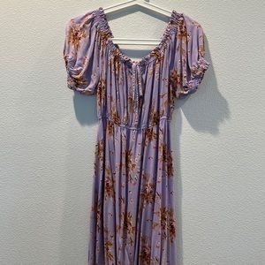Purple Floral dress